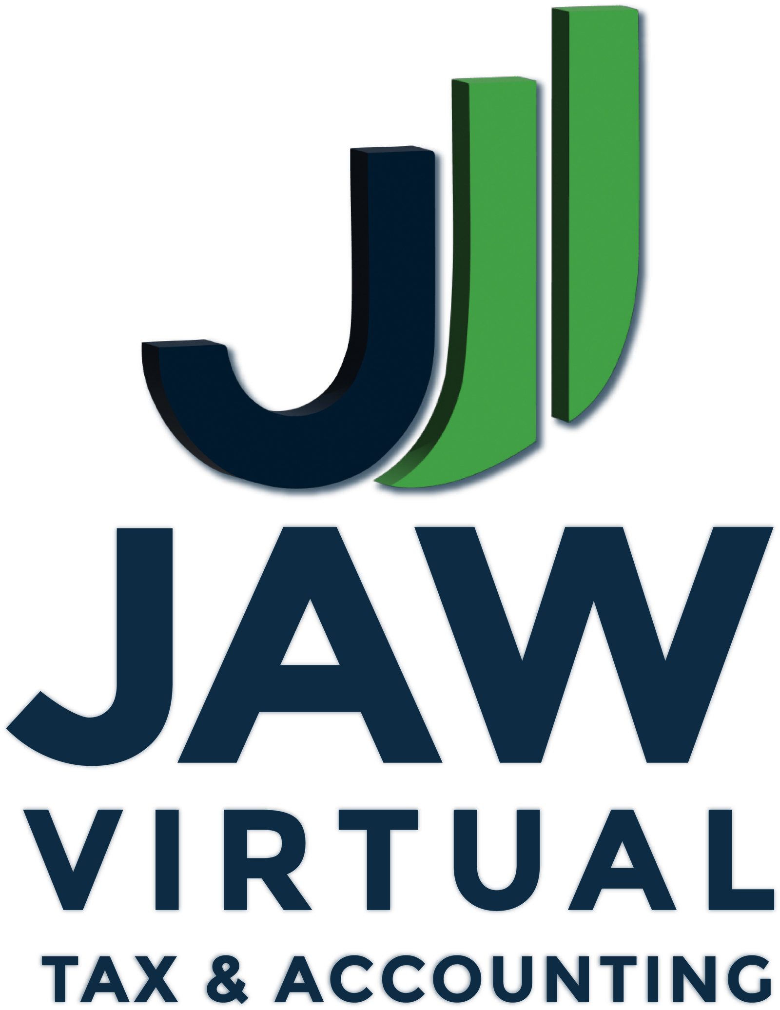 jaw virtual tax services logo vertical